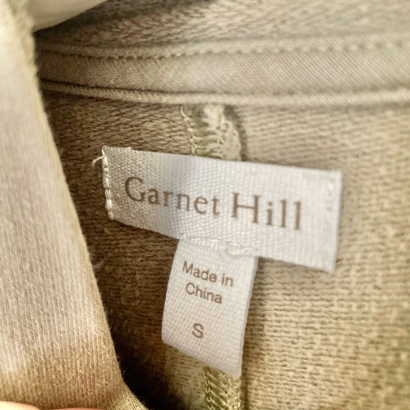 Garnet Hill Snap Side Hooded Tunic Sand Wash - Picture 7 of 7